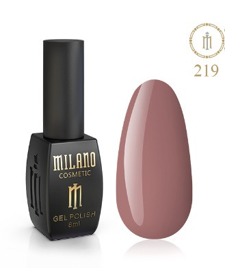 ГЕЛЬ ЛАК MILANO 8 МЛ № 219 гелевий лак для манікюру для LED лампи красивий манікюр, фото 1