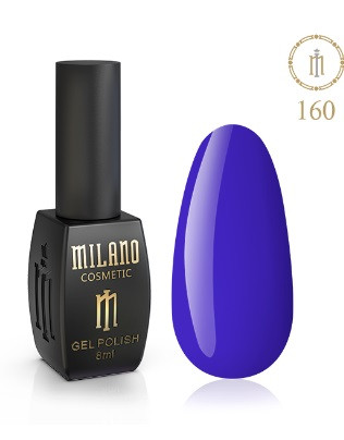 ГЕЛЬ ЛАК MILANO 8 МЛ № 160 гелевий лак для манікюру для LED лампи красивий манікюр, фото 1
