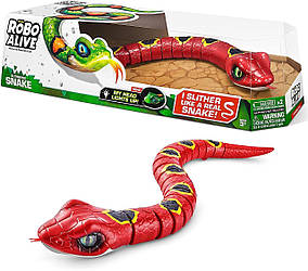Інтерактивна іграшка Robo Alive Змія червона 7150A