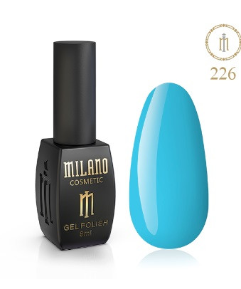 ГЕЛЬ ЛАК MILANO 8 МЛ № 226 гелевий лак для манікюру для LED лампи красивий манікюр, фото 1