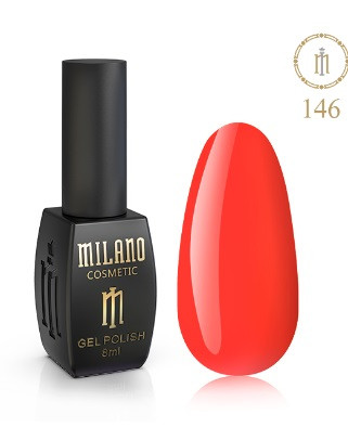 ГЕЛЬ ЛАК MILANO 8 МЛ № 146 гелевий лак для манікюру для LED лампи красивий манікюр