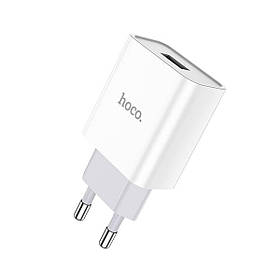 Мережевий зарядний пристрій HOCO C81A Asombroso single port charger 10.5W White ly