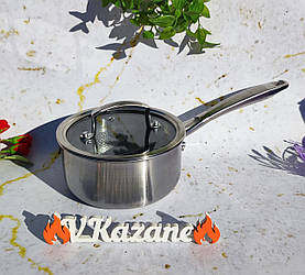 Сотейник ківш із неіржавкої сталі 1.6 л Maestro MR-3504-16S Ківш з індукційним дном Антипригарний сотейник