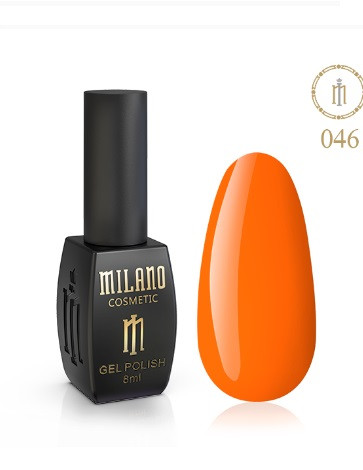 ГЕЛЬ ЛАК MILANO 8 МЛ № 046 гелевий лак для манікюру для LED лампи красивий манікюр