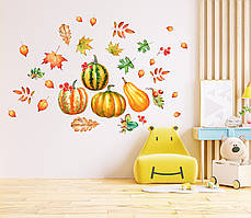 Наклейка вінілова Zatarga "Осінній врожай розмір листа набору  М 1100х500мм матова