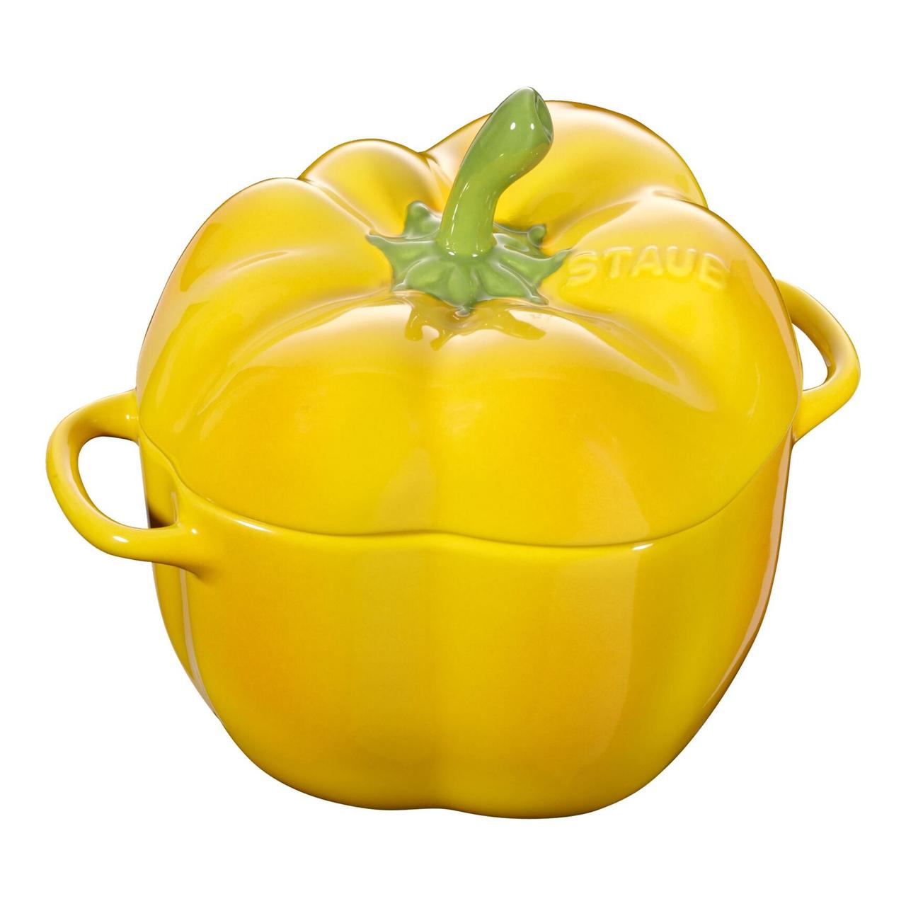 Кокотниця керамічна порційна Staub Перець жовтий 450 мл, 12 см 40500-324-0