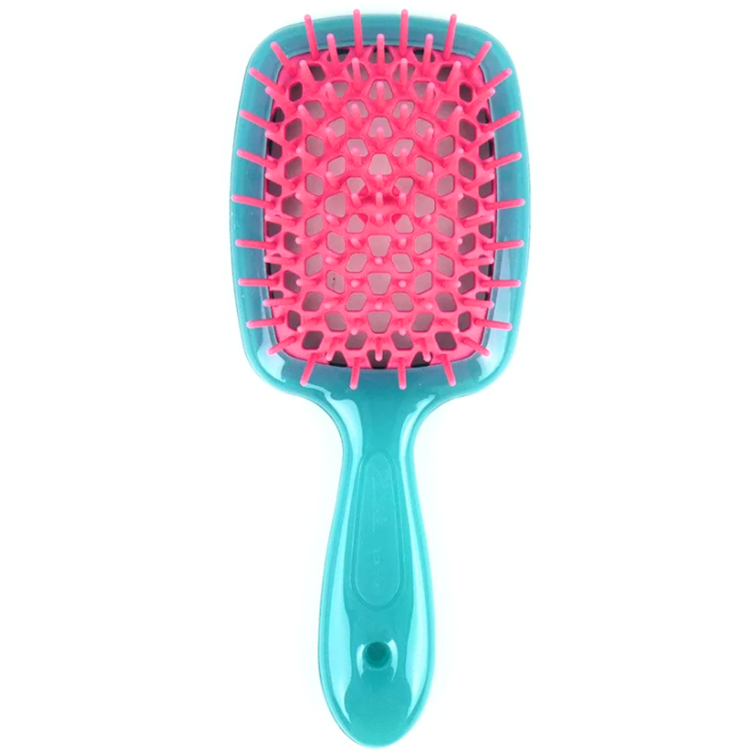 Щітка для волосся Superbrush Small Janeke бірюзова фуксія, фото 1