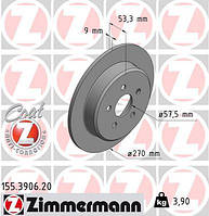 Диск гальмівний CHRYSLER NEON (PL),NEON II,PT CRUISER (PT_),PT CRUISER CONVERTIBLE 155.3906.20