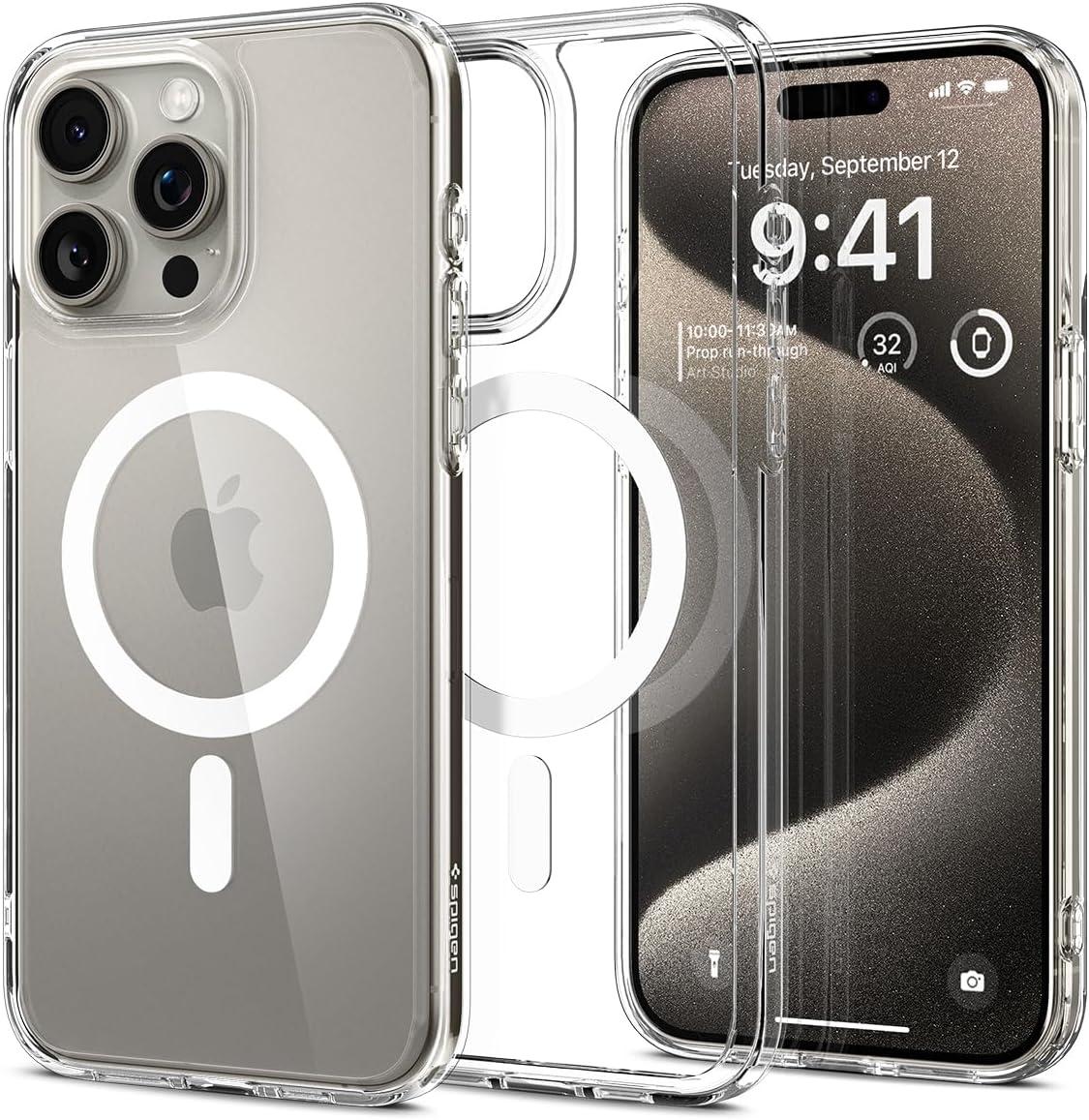 Чохол Spigen для iPhone 15 Pro Max - Ultra Hybrid MagSafe, White (ACS06576)