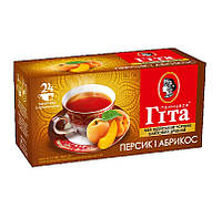Чай пакетований Принцеса Гіта з персиком та абрикосом 24 шт (4823096803043)