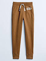 Детские спортивные штаны на флисе светло коричневого цвета GAP с лого оригинал / L /9-10 лет /137-145 / 00019
