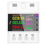 Електро лічильник на DIN рейку з LED-екраном "ВСЕ В ОДНОМУ" AT4PW 100A Tuya WIFI Bluetooth, фото 7