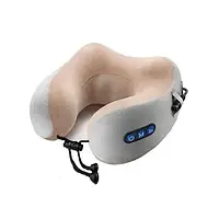 Массажная подушка для шеи U-Shaped Massage Pillow с 3 функциями вибромассажа
