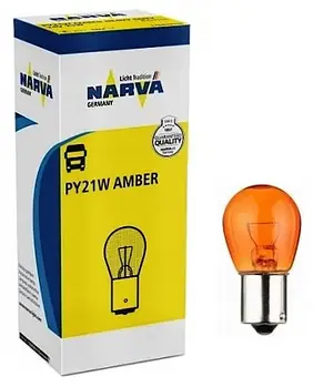 PY21W 12V 21W NARVA BAU15s AMBER 17638
