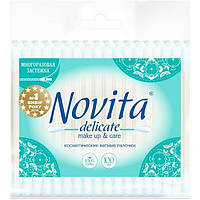 Палочки ватные Novita Delicate 100шт