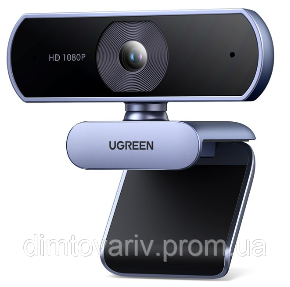 UGREEN USB веб-камера 1080P HD С двумя микрофонами для ПК и ноутбука - фото 1 - id-p1973366503