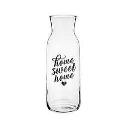 Графин Home Sweet Home прозорий скляний  1 л Gl-7169