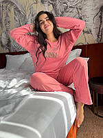 Женская одежда для дома и отдыха. Модная красивая пижама. Комплект для сна.