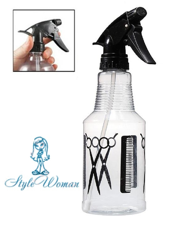 Пульверизатор перукарський пластиковий середній