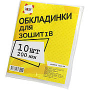 Обкладинки для зошитів 200 мкм "TASCOM" /1620-ТМ/ "Мультики" (10/250/1250), упаковка