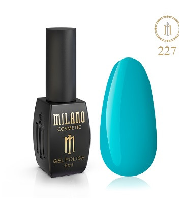 ГЕЛЬ ЛАК MILANO 8 МЛ № 227 гелевий лак для манікюру для LED лампи красивий манікюр