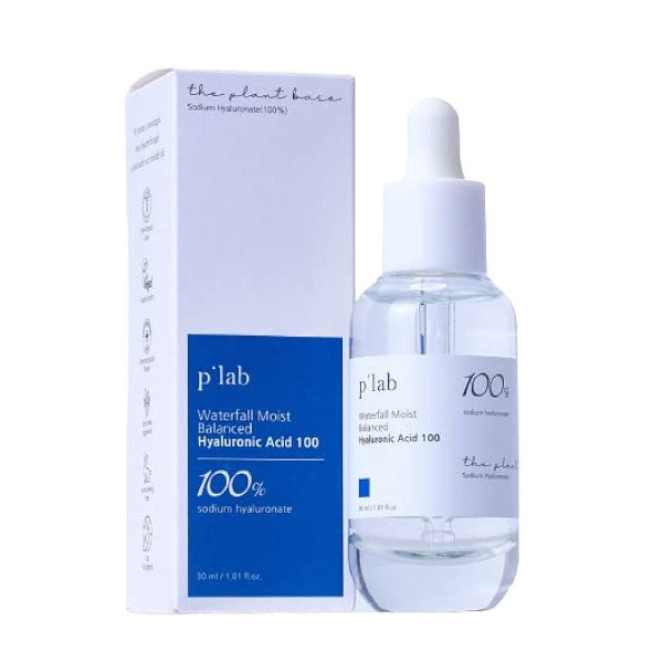 Сироватка з гіалуроновою кислотою The Plant Base (P'lab) Waterfall Moist Balanced Hyaluronic Acid 100% 30ml