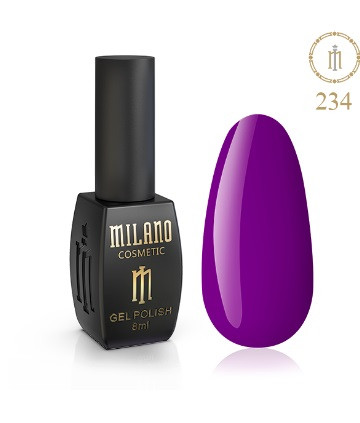 ГЕЛЬ ЛАК MILANO 8 МЛ № 234 гелевий лак для манікюру для LED лампи красивий манікюр, фото 1