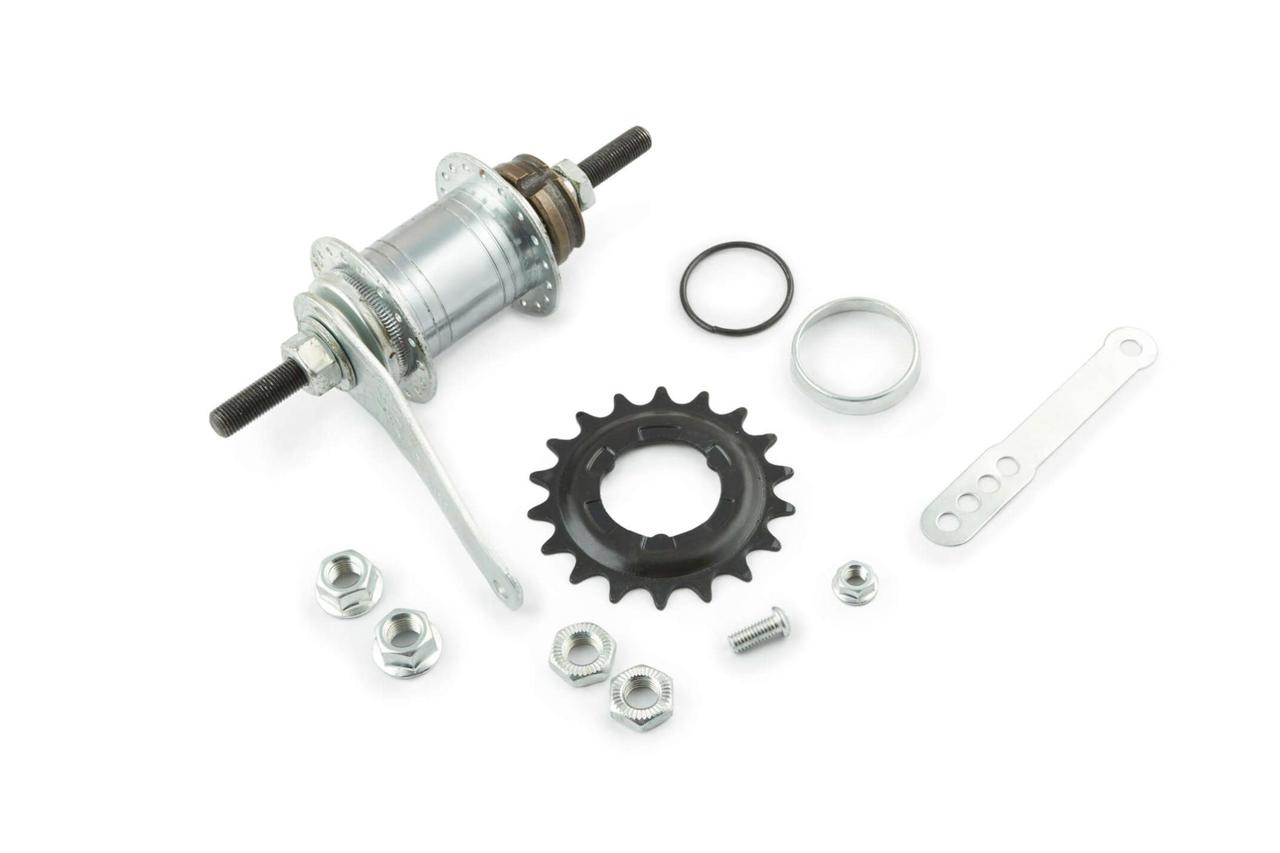 Втулка заднего колеса велосипеда (36 спиц, ножной тормоз, червячная ...