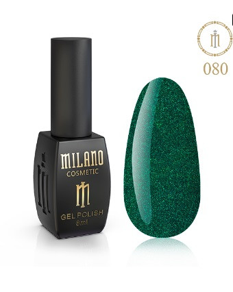 ГЕЛЬ ЛАК MILANO 8 МЛ № 080 гелевий лак для манікюру для LED лампи красивий манікюр, фото 1