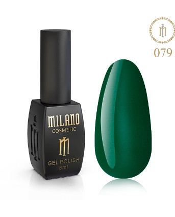 ГЕЛЬ ЛАК MILANO 8 МЛ № 079 гелевий лак для манікюру для LED лампи красивий манікюр, фото 1