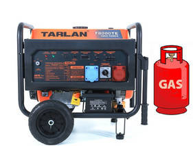 Генератор ГАЗ/бензиновий Tarlan T8000TE 6.5/7.0 кВт, трифазний, з електрозапуском