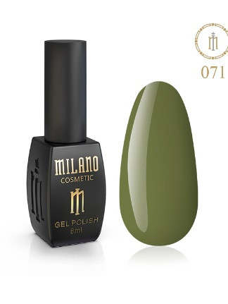 ГЕЛЬ ЛАК MILANO 8 МЛ № 071 гелевий лак для манікюру для LED лампи красивий манікюр, фото 1