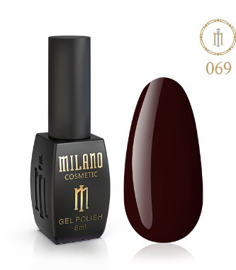 ГЕЛЬ ЛАК MILANO 8 МЛ № 069 гелевий лак для манікюру для LED лампи красивий манікюр
