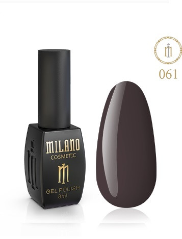 ГЕЛЬ ЛАК MILANO 8 МЛ № 061 гелевий лак для манікюру для LED лампи красивий манікюр, фото 1
