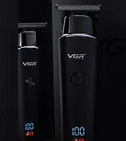 Комбо-набір для стрижки машинка і тример VGR Premium Matte Black, (V-282-BL+V-937-M-BL), фото 9