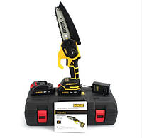 Аккумуляторная мини пила DeWalt DCM170N (24V, 5AH, шина 15 см) с бесключевой натяжкой цепи