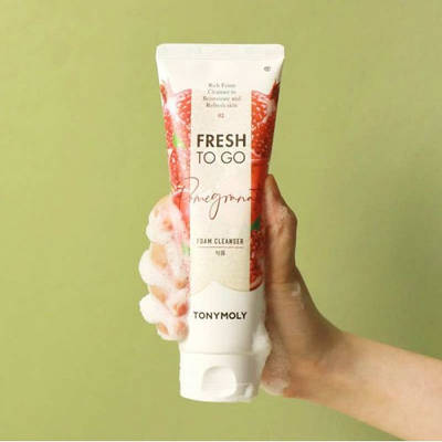 Пінка для вмивання з екстрактом гранату Tony Moly Fresh To Go Pomegranate Foam Cleanser 170 мл