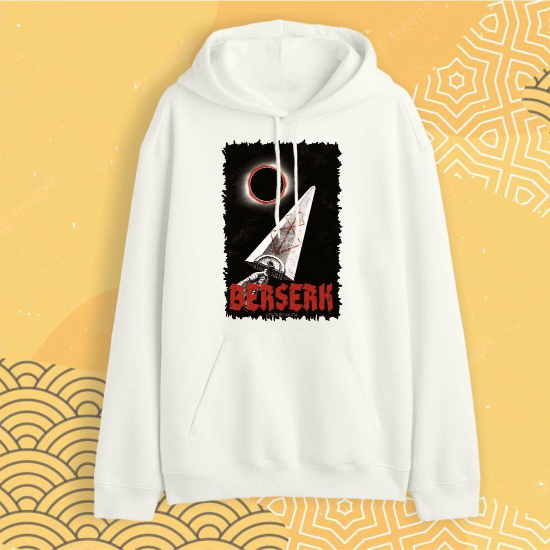 Худи "Берсерк" Poster - Белый - XS, фото 1