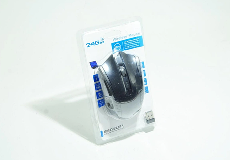 Бездротова мишка Wireless Mouse G-698 1600DPI 2.4GHz Black, фото 2