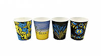 Стакан паперовий 175 мл з малюнком в асортименті