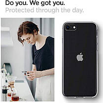 Чехол Spigen для iPhone SE 2022/ 2020/ 8/ 7 - Liquid Crystal, Crystal Clear (042CS20435), фото 5