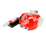 Фрезер для манікюру та педикюру Nail Master ZS 601 65 W манікюрна машинка 45000 об., апарат для манікюру ORI GINAL фрейзер фреза +, фото 4