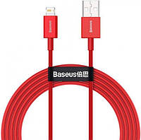 Кабель Baseus Superior Series Fast Charging Data Cable USB to Lightning 2.4A 1m Red (CALYS-A09)