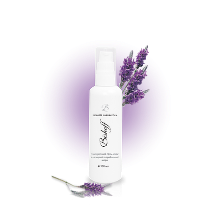 Гель-мус Bishoff очищуючий для жирної та проблемної шкіри з вереском 100 мл G1/100, фото 1