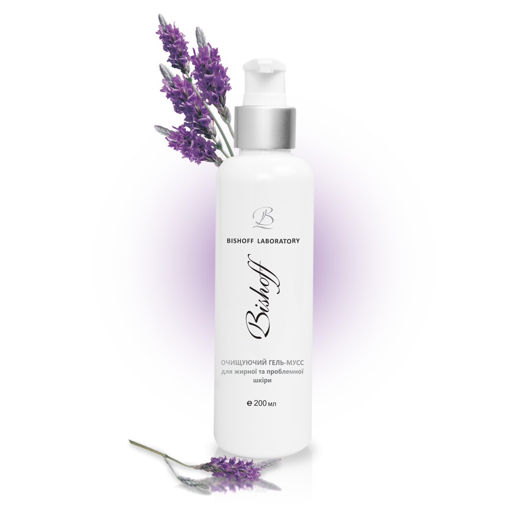 Гель-мус Bishoff Очищуючий для жирної та проблемної шкіри з вереском 200 мл G1/200