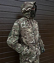 Тактичний костюм гірка мультикам дефенсу (48-62р), водовідштовхувальний костюм ЗСУ демісезонний камуфляж, фото 3