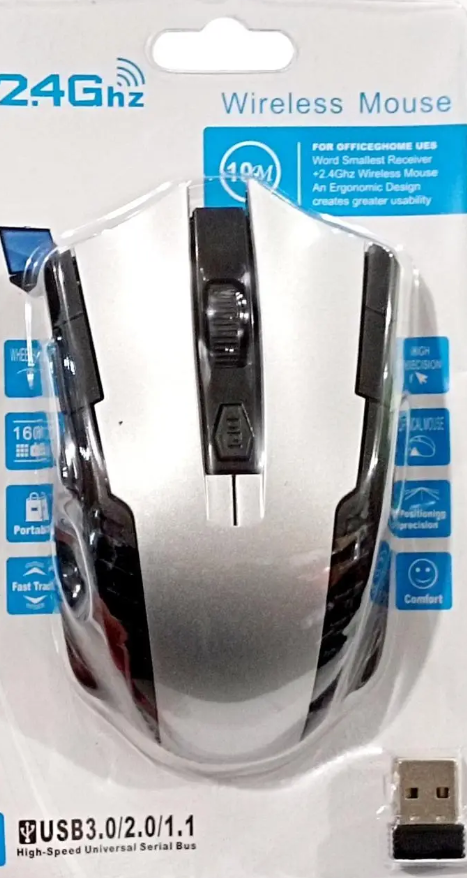 Бездротова мишка Wireless Mouse G-698 1600DPI 2.4GHz Silver