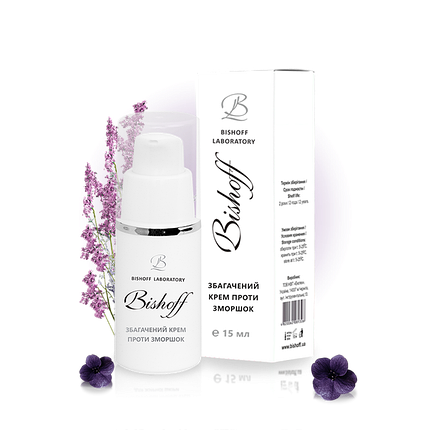 Крем Bishoff Збагачений проти зморшок 15 мл K10/15, фото 1