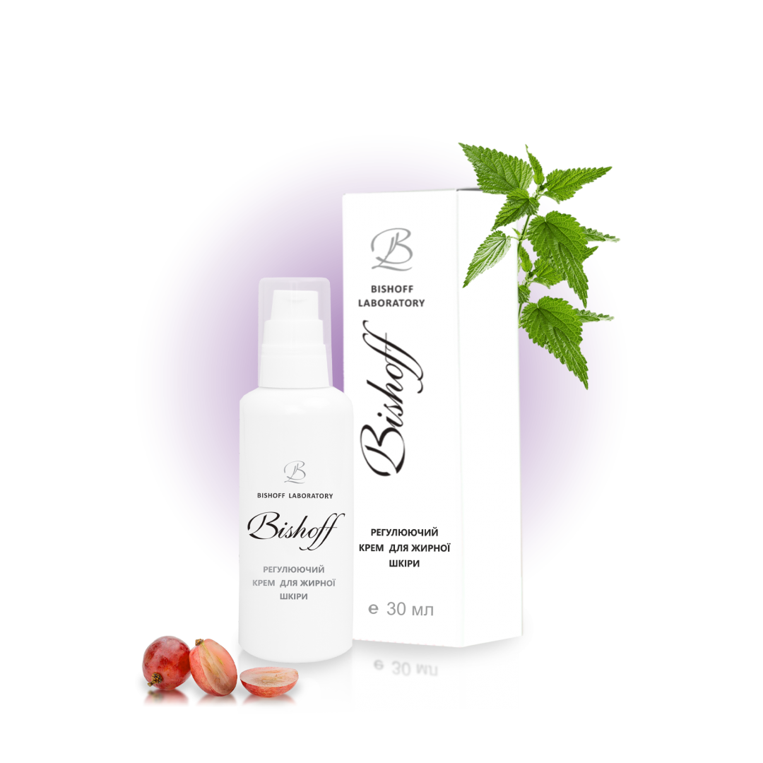 Крем Bishoff Регулюючий для жирної шкіри обличчя 30 мл K9/30