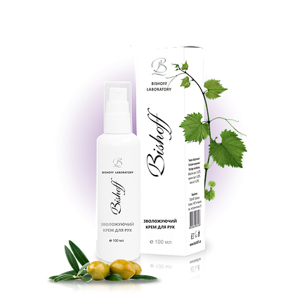 Крем Bishoff Зволожуючий для рук 100 мл K3/100, фото 1
